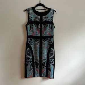 Multicolored Paisley BCBG Dress